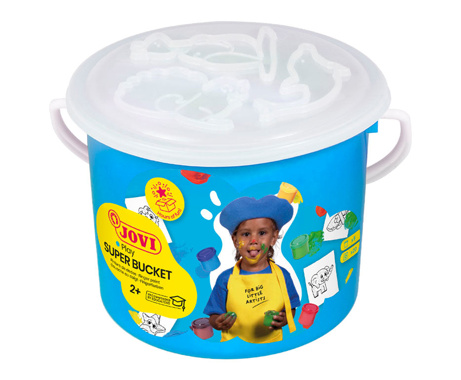 JOVI set boja za prste u kofici 5 x 35 ml sa šablonama