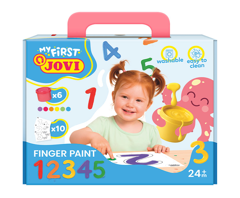 Jovi set prstnih boja My First prvi brojevi – 11 kom