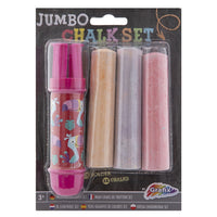 Jumbo krede za trotoar sa držačem 3 kom.