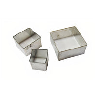 Sekači za glinu kvadrat 20 / 30 / 40 mm - set od 3 kom.