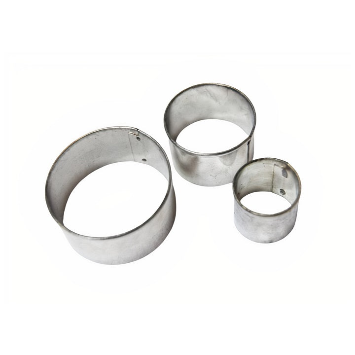 Kalupi za sečenje gline krug 20 / 30 / 40 mm - set od 3 kom.