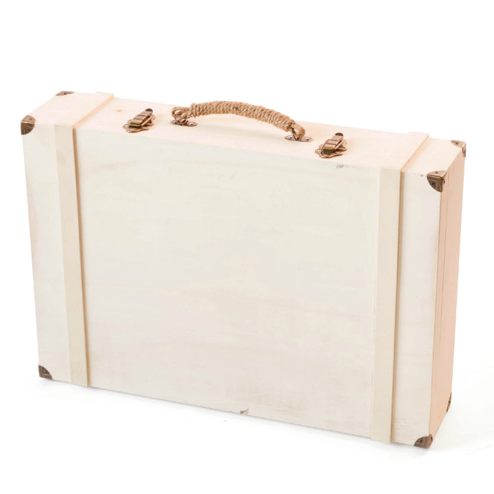 Kofer od šperploče za dekupaž 63 x 43 x 14 cm | artmie.pl