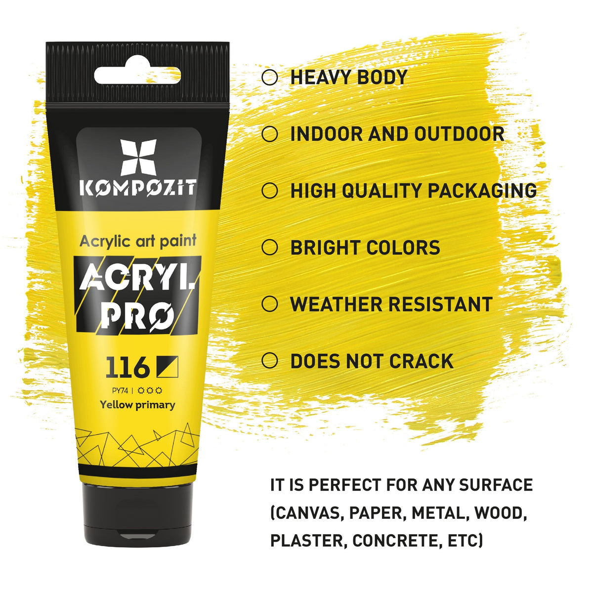 Akrilna boja ACRIL PRO ART Kompozit 75 ml