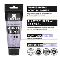 Pastelna akrilna boja ACRIL PRO ART Kompozit 75 ml