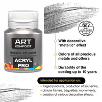 ACRIL PRO set metalik akrilnih boja
