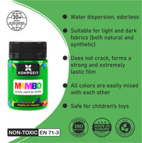 MAMBO akrilna boja za tekstil i kožu 50ml