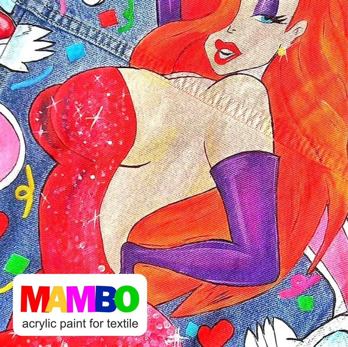 MAMBO akrilna boja za tekstil i kožu 50ml