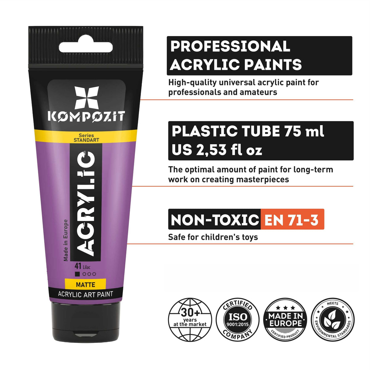 Akrilna boja STANDART Kompozit 75 ml