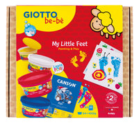 Kreativni set GIOTTO be-bè My Little Feet za otiske ruku i stopala – 5 kom