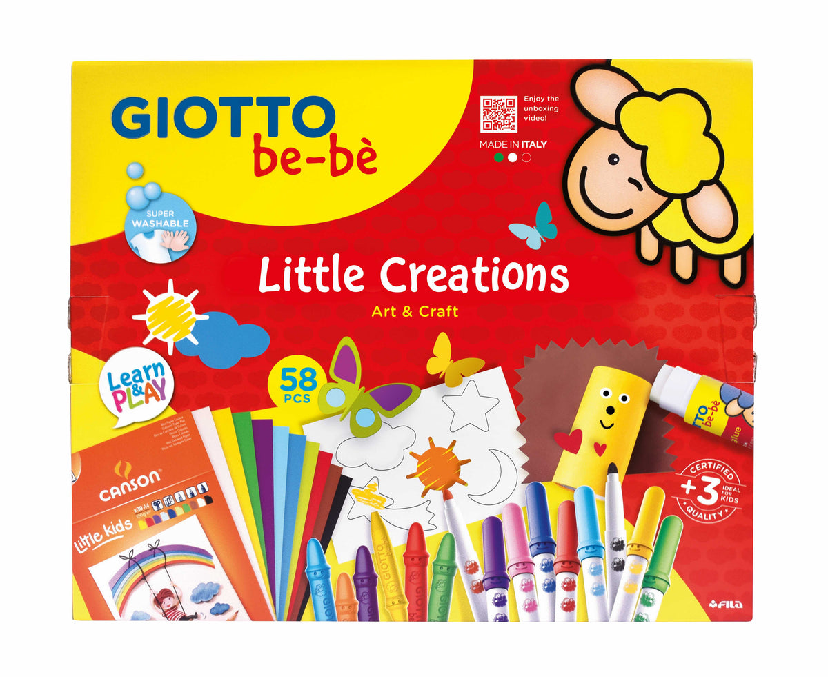 Kreativni set za stvaranje GIOTTO be-bè Little Creations 58 kom