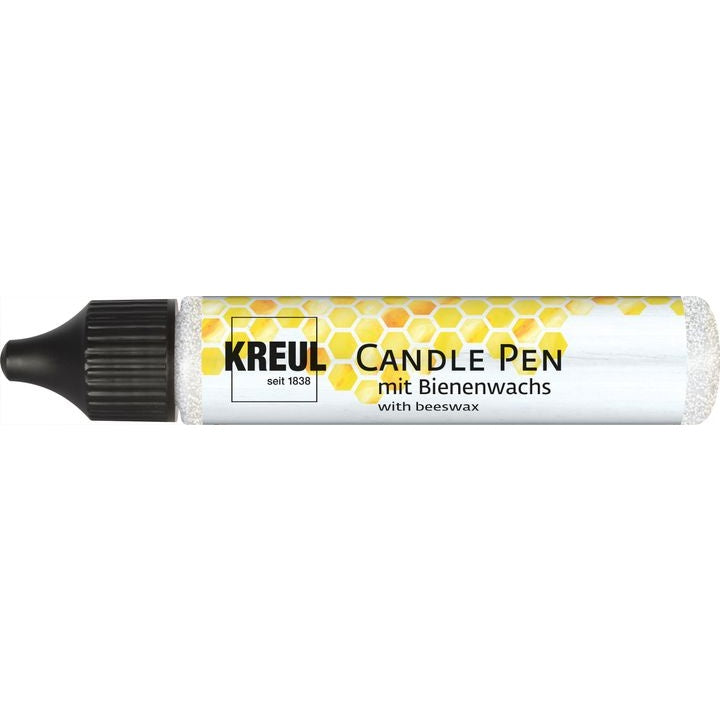 KREUL Boja za sveće 29 ml - Srebrna sa šljokicama