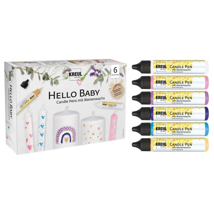 KREUL Set voštanih boja u olovci 6 x 25 ml Hello Baby | artmie.rs