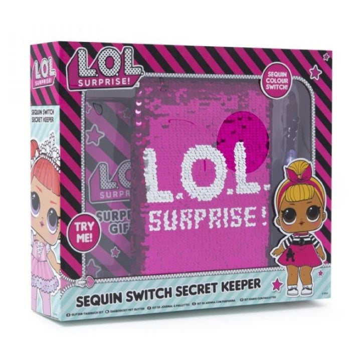 LOL surprise sveska sa šljokicama i UV olovkom