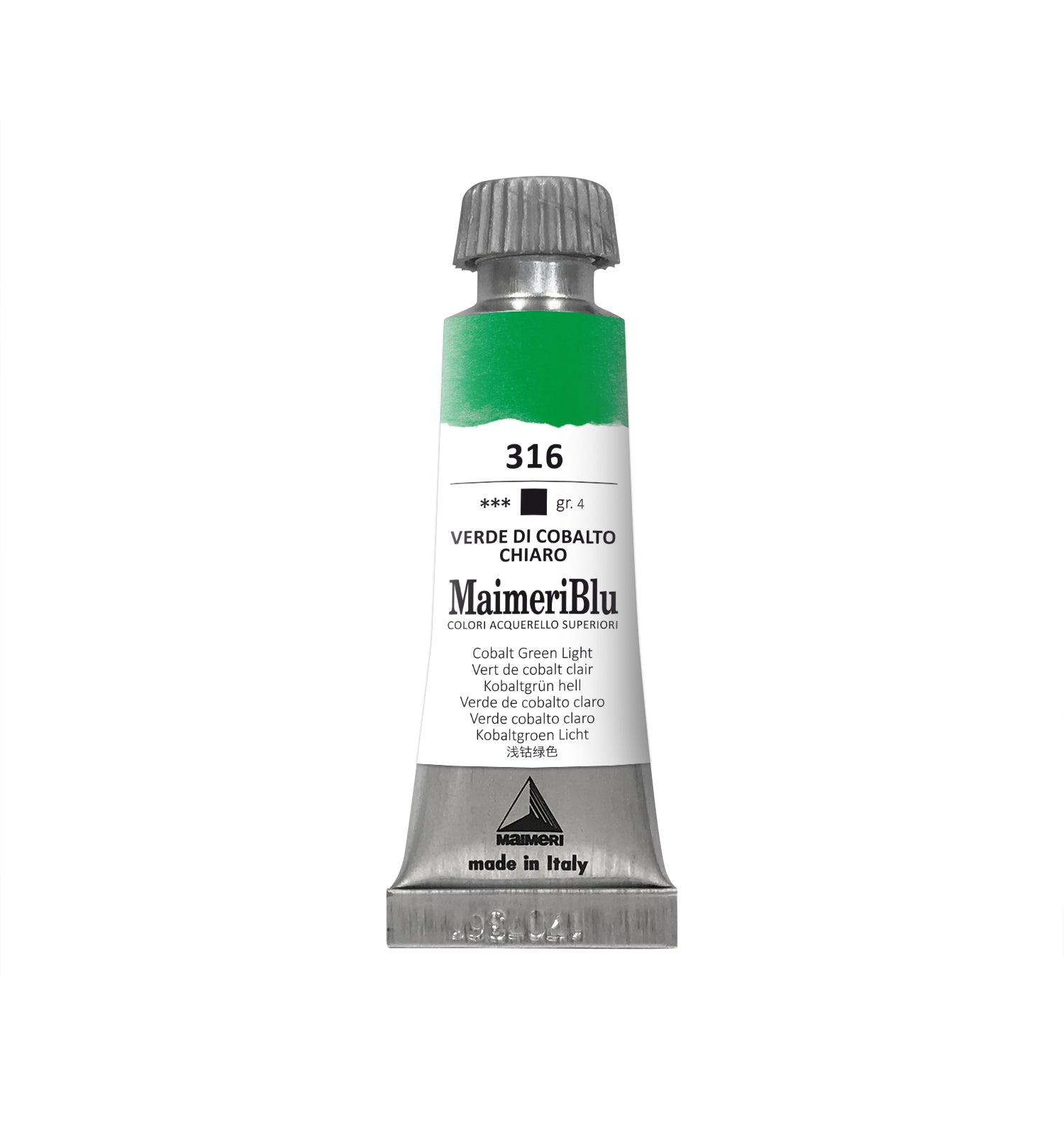 Profesionalna akvarel boja MAIMERI Maimeri Blu 12 ml – Kobalt zelena svetla