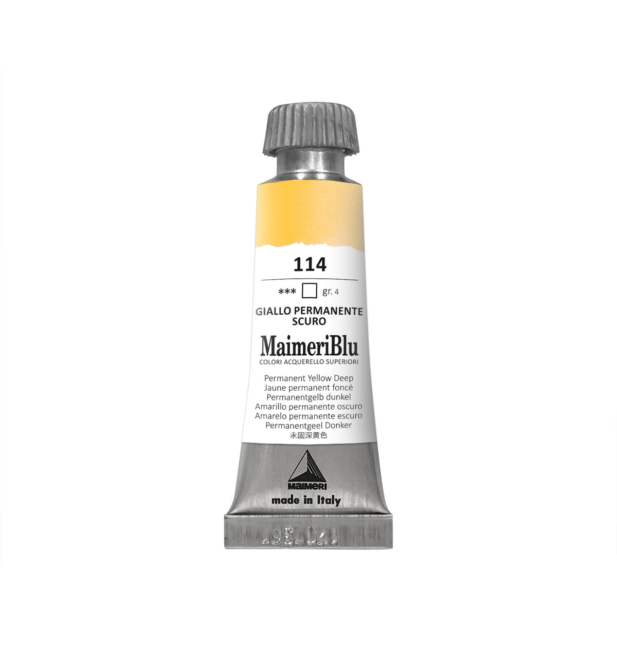 Profesionalna akvarel boja MAIMERI Maimeri Blu 12 ml – Permanentna žuta tamna