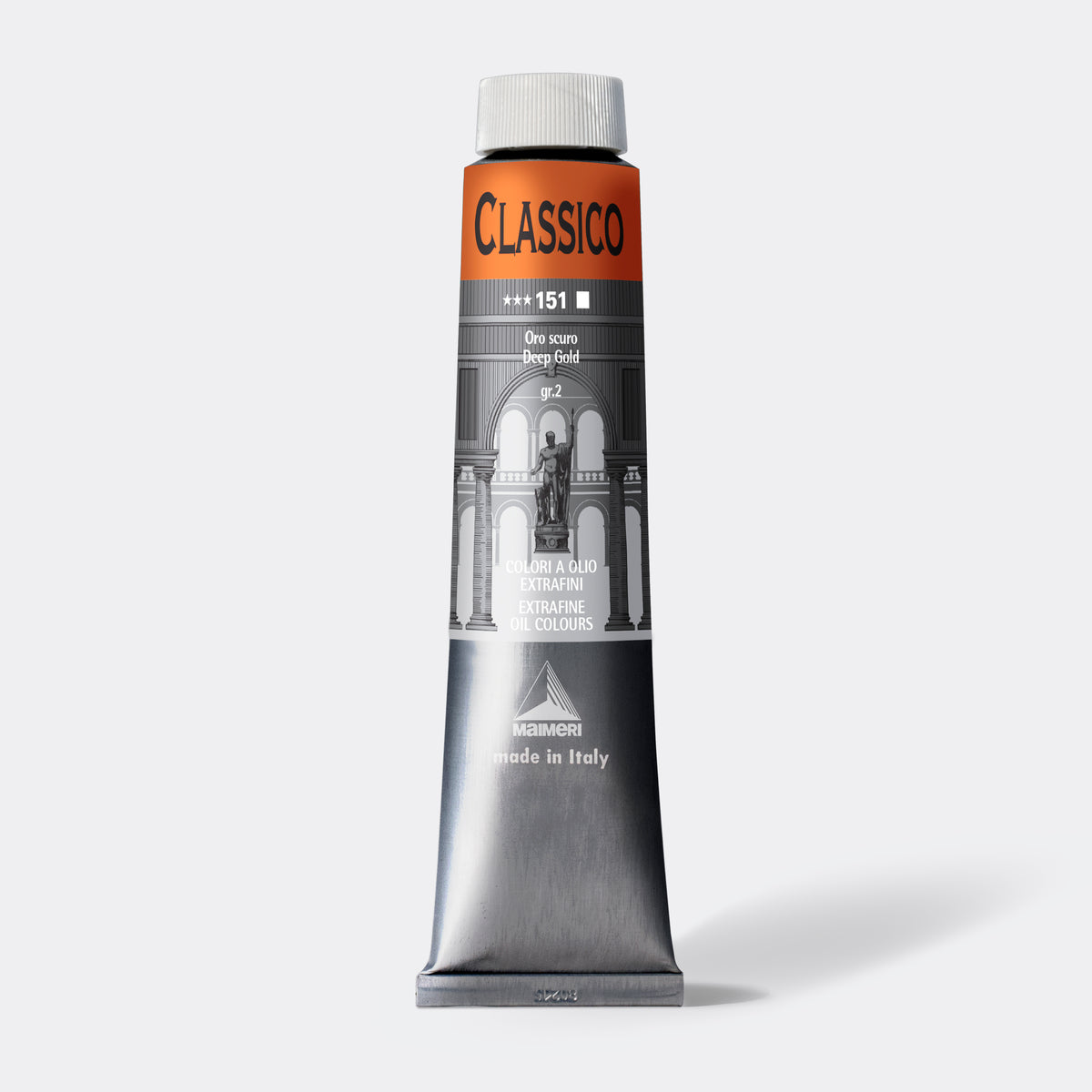 Fina uljana boja Maimeri Classico 200 ml – Tamno zlatna