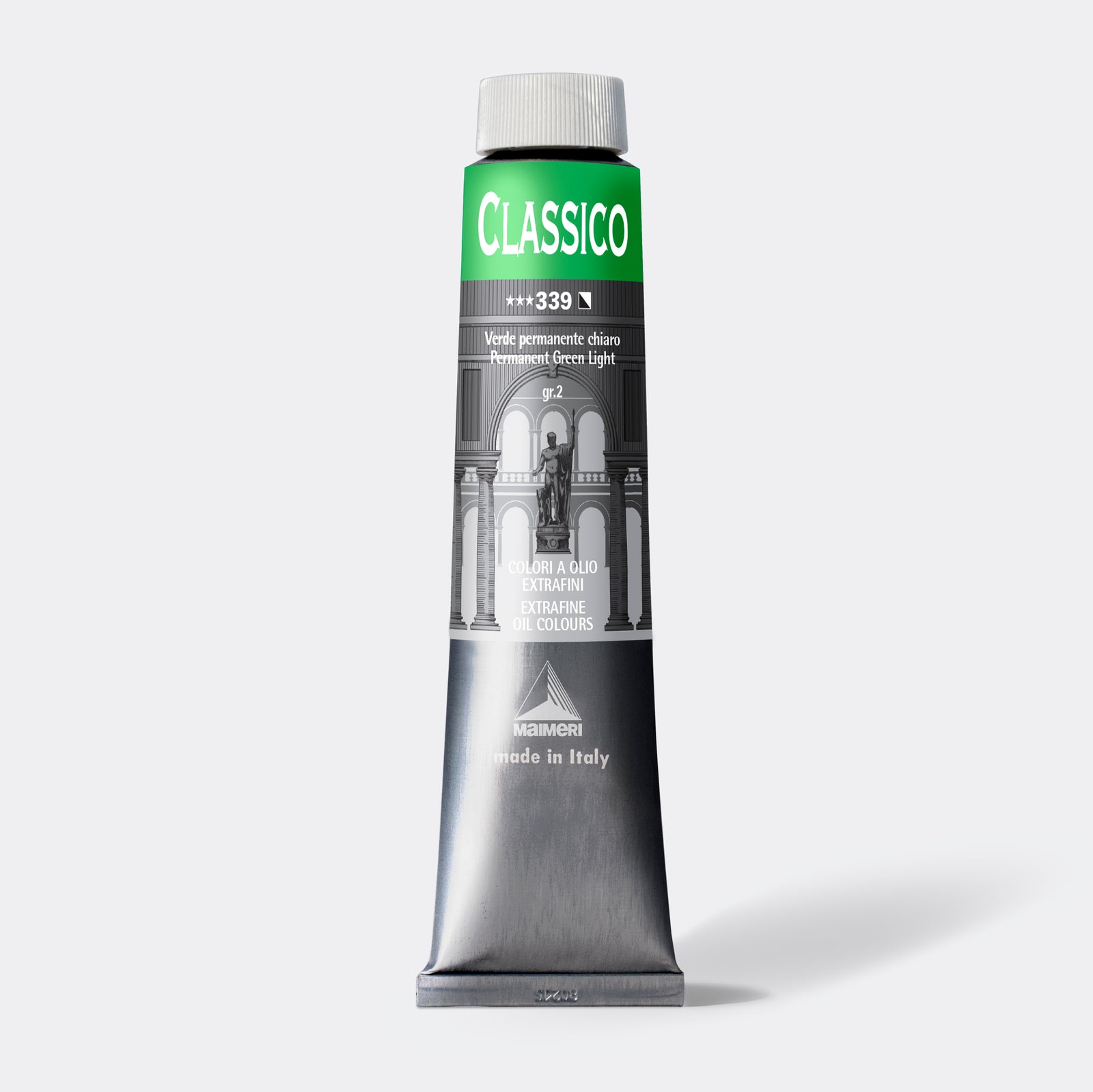 Fina uljana boja Maimeri Classico 200 ml – Permanent svetlozelena