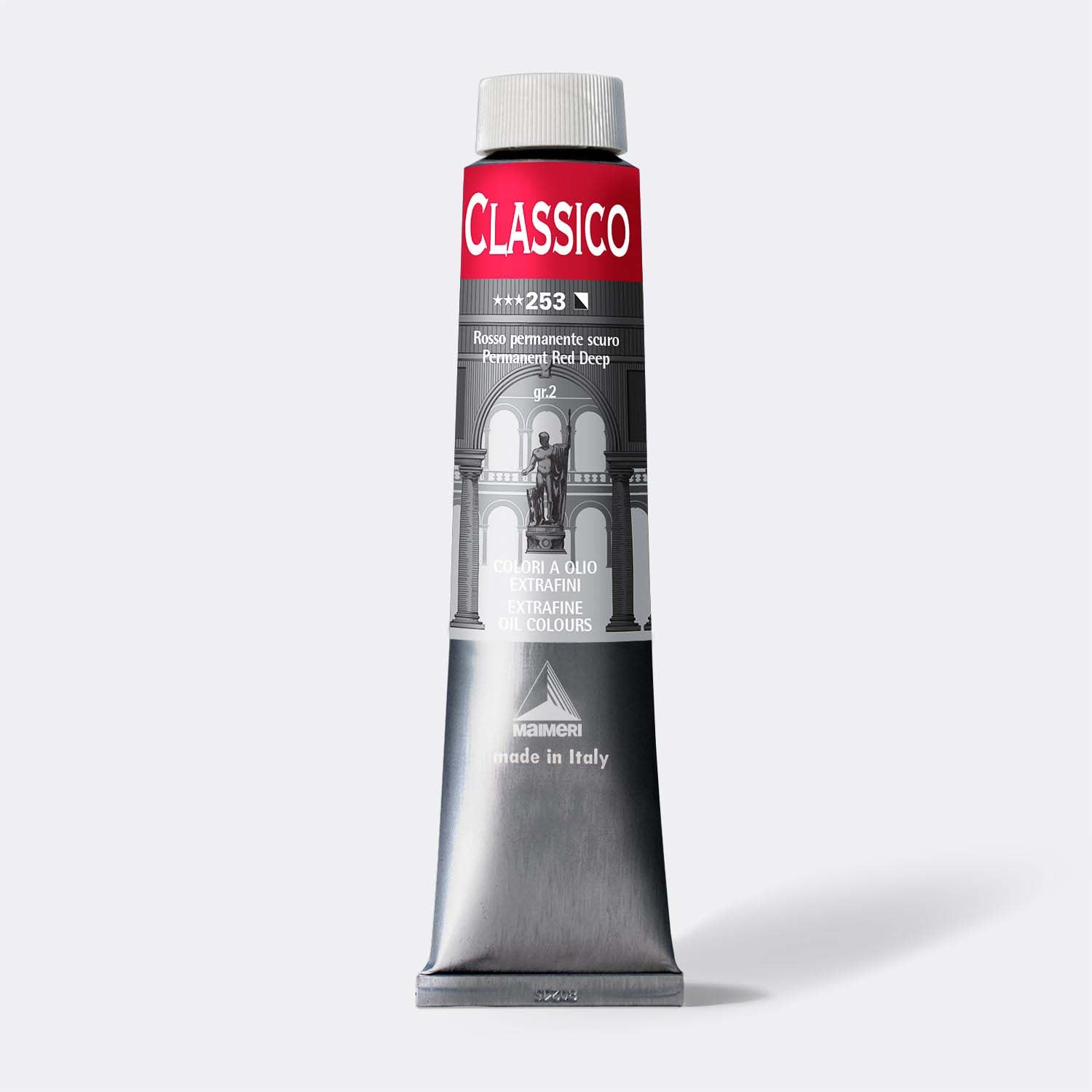 Fina uljana boja Maimeri Classico 200 ml – Permanent crvena tamna