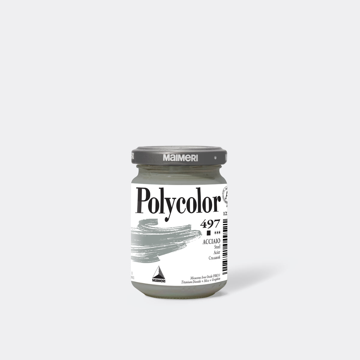 Akrilna boja MAIMERI Polycolor 140 ml – Čelik