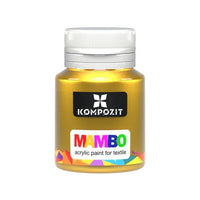 MAMBO Metalik boja za tekstil i kožu 20 ml – 54 Golden