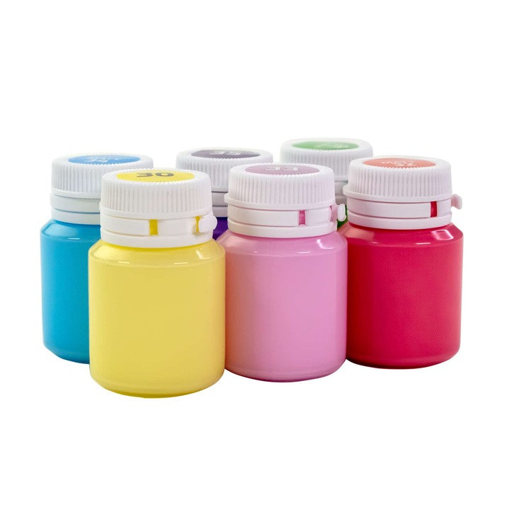Mat akrilna boja za dekoraciju, pastelne boje, 6x20ml ROSA TALENT — slika 4