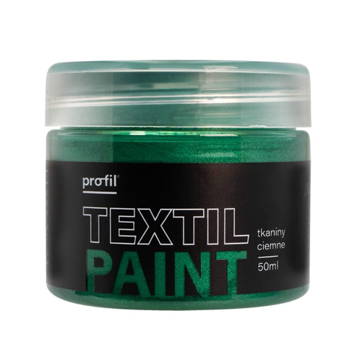 Metalik boja za tamni tekstil Profil 50 ml - 07 - smaragdna