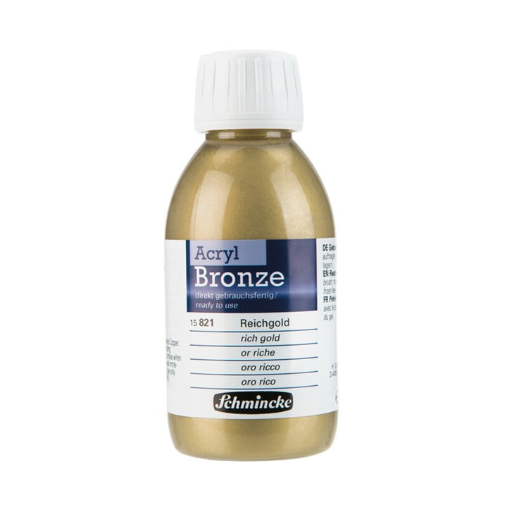 Metalik bronza Acryl-Bronze Schmincke 150 ml | različite boje - 821 Intenzivno zlatna