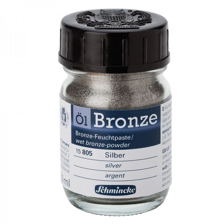 Metalik prah Oil-Bronze Schmincke 50 ml | različite boje - 15 805 srebrna
