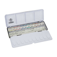 Metalni akvarel set Schmincke HORADAM, 12 x 1/2 posudica sa dodatnim prostorom