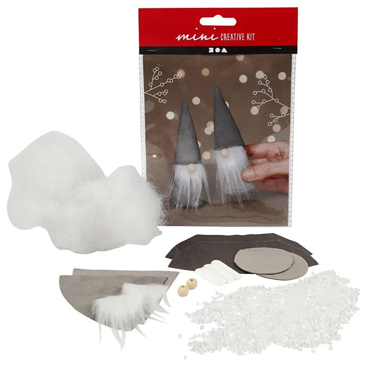 Mini kreativni set Božićni vilenjaci sivi | Artmie