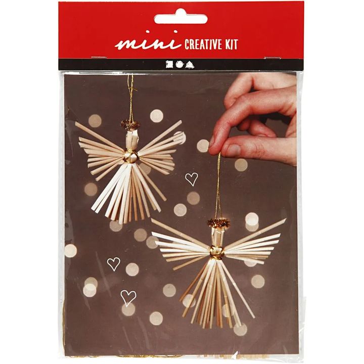 Mini kreativni set slameni anđelčići | Artmie