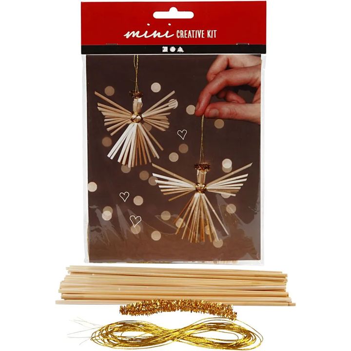 Mini kreativni set slameni anđelčići | Artmie