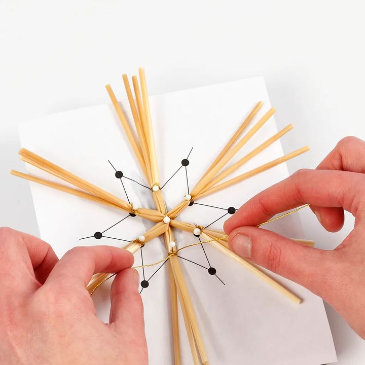 Mini kreativni set slamnate pahulje | Artmie