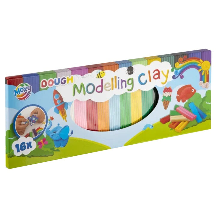 MOXY Kreativni set za modelovanje 16 boja mekog testa | artmie.rs