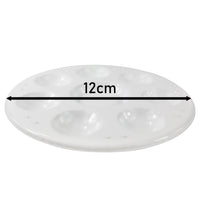Okrugla slikarska paleta 12 cm | bela Phoenix