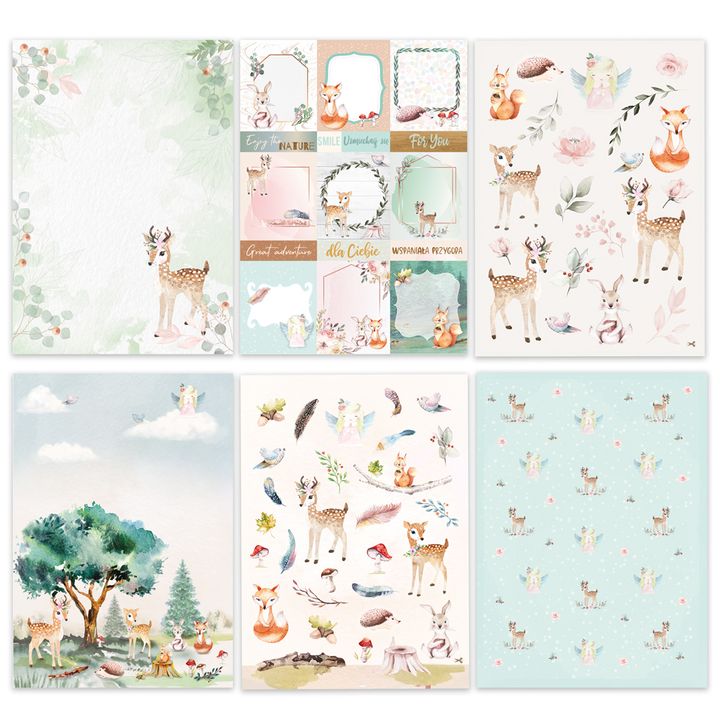 Papir za scrapbooking A4 Magical Forest | Artmie
