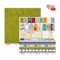Papiri za scrapbooking 30.48 x 30.48 cm Make your journey