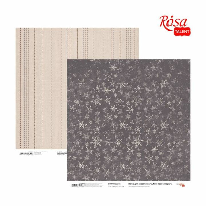 Papiri za scrapbooking 30.48 x 30.48 cm New Years magic