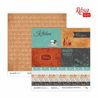 Papiri za scrapbooking 30.48 x 30.48 cm Recipe book – No. 8