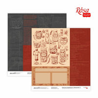 Papiri za scrapbooking 30.48 x 30.48 cm Recipe book – No. 5