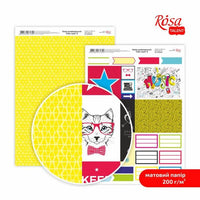 Papiri za scrapbooking Color Style A4 – Br. 8