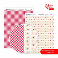 Papiri za scrapbooking Love A4 – No. 3