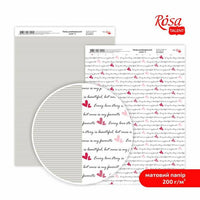 Papiri za scrapbooking Love A4 – No. 4