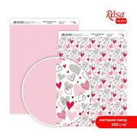 Papiri za scrapbooking Love A4