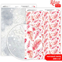 Papiri za scrapbooking Love Mood A4 – No. 6