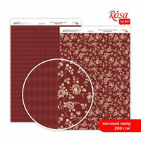 Papiri za scrapbooking Magic roses A4