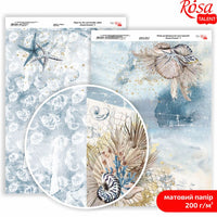Papiri za scrapbooking Ocean Dreams A4 – Br. 3