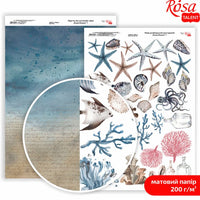 Papiri za scrapbooking Ocean Dreams A4