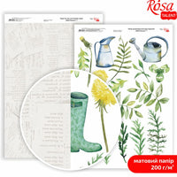Papiri za scrapbooking Wild Flowers A4 – Br. 7