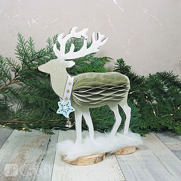 Papirna dekoracija irvas 20 cm | Artmie